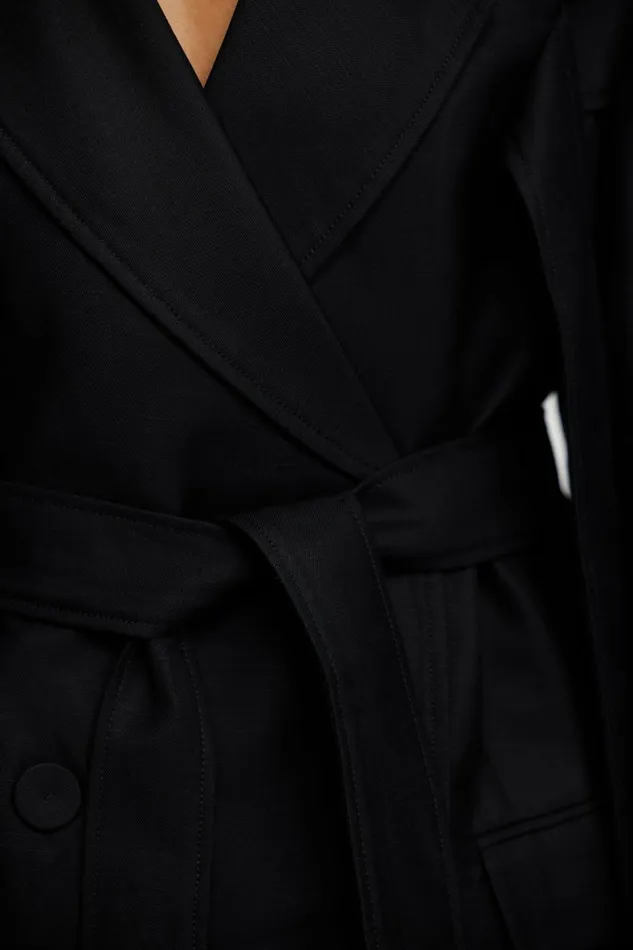 Women GENNON BLAZER DRESS Black Acler Outerwear