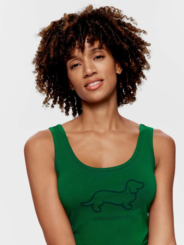 Women Green PA Penny Tank Green Peter Alexander Classic Tops