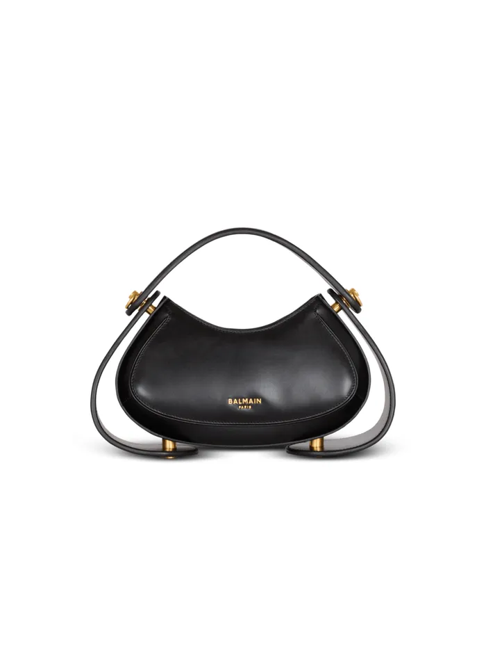 Women Handbags Balmain Medium Jolie Madame Bag In Box Leather Black