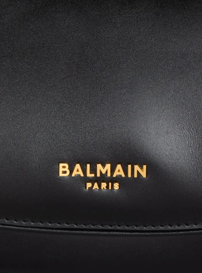 Women Handbags Balmain Medium Jolie Madame Bag In Box Leather Black