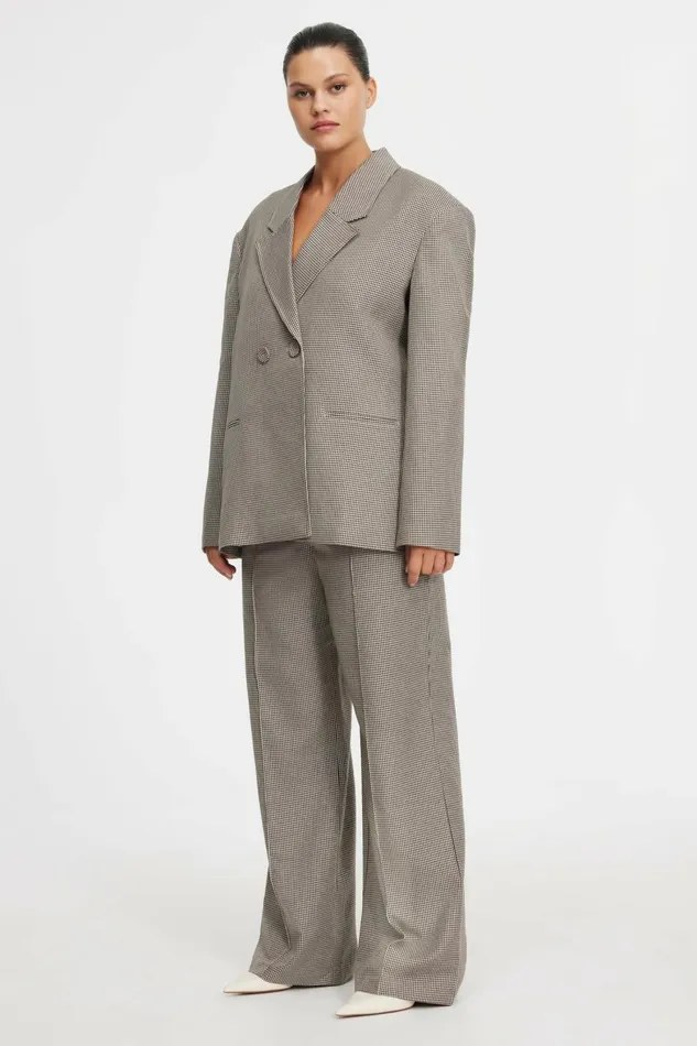 Women HEYSEN JACKET Oak Houndstooth Acler Outerwear