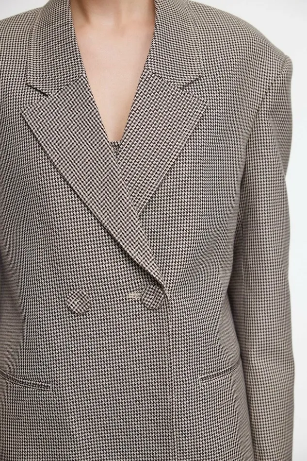 Women HEYSEN JACKET Oak Houndstooth Acler Outerwear