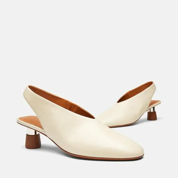 Women IREM Beige Clergerie Pumps