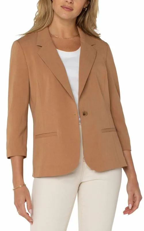 Women Jackets Liverpool Los Angeles Fitted Blazer With Ruched Sleeves Portobello Women Jackets Liverpool Los Angeles Fitted Blazer With Ruched Sleeves Portobello