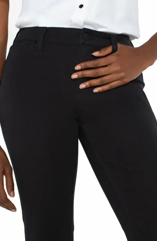 Women Jeans Liverpool Los Angeles Hannah Crop Flare Black