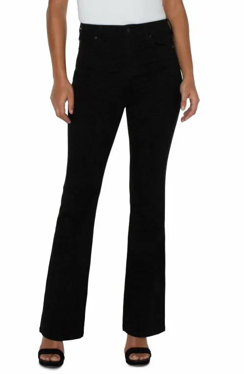 Women Jeans Liverpool Los Angeles Lucy Hirise Bootcut Black