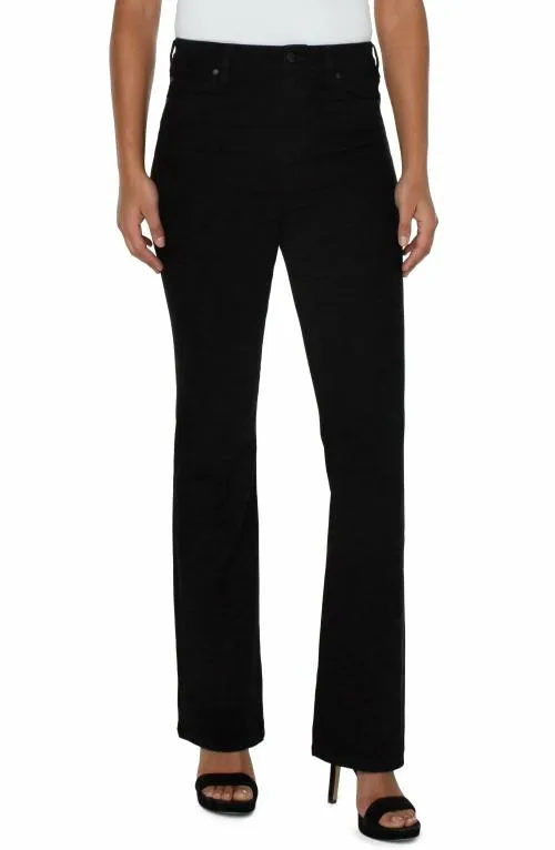 Women Jeans Liverpool Los Angeles Lucy Hirise Bootcut Black