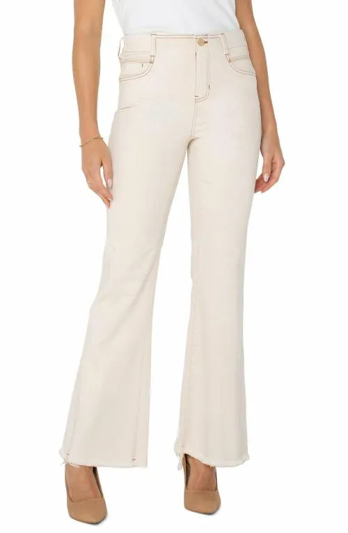 Women Jeans Liverpool Los Angeles The Gia Glider Flare Seaside Dunes