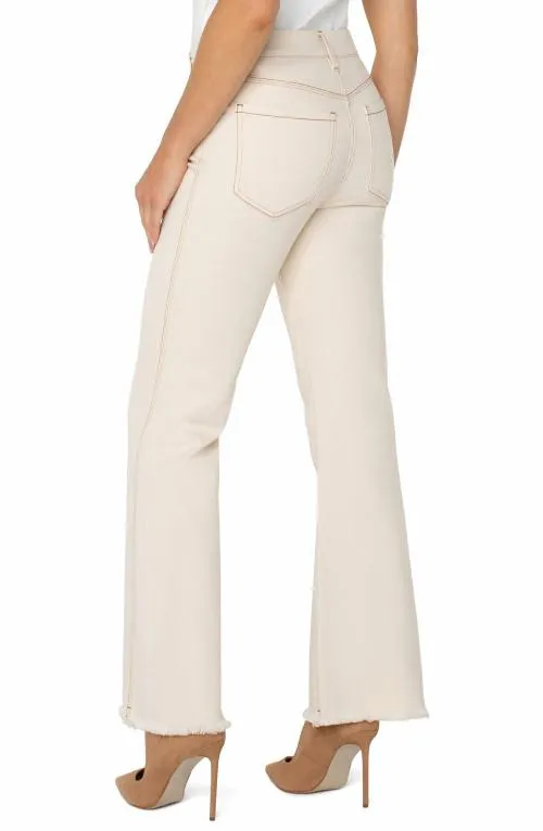 Women Jeans Liverpool Los Angeles The Gia Glider Flare Seaside Dunes
