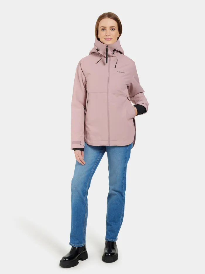 Women Jennie Jacket Oyster Lilac Didriksons Autumn Jackets