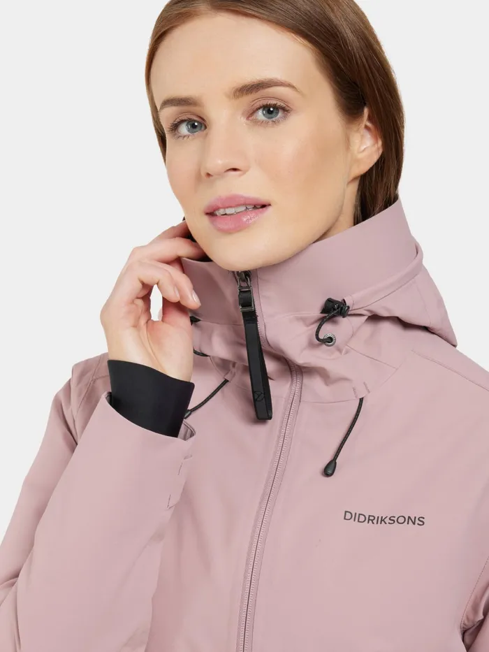 Women Jennie Jacket Oyster Lilac Didriksons Autumn Jackets