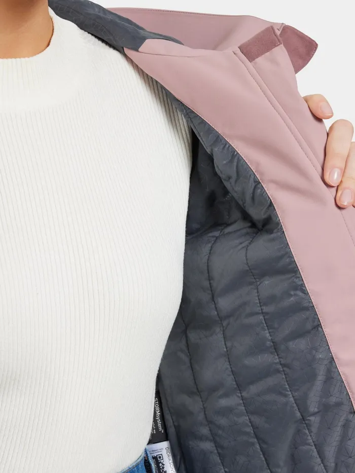 Women Jennie Jacket Oyster Lilac Didriksons Autumn Jackets