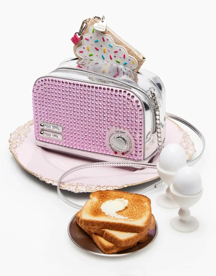 Women KITSCH GET TOASTED CROSSBODY PINK Pink Betsey Johnson Women KITSCH GET TOASTED CROSSBODY PINK Pink Betsey Johnson