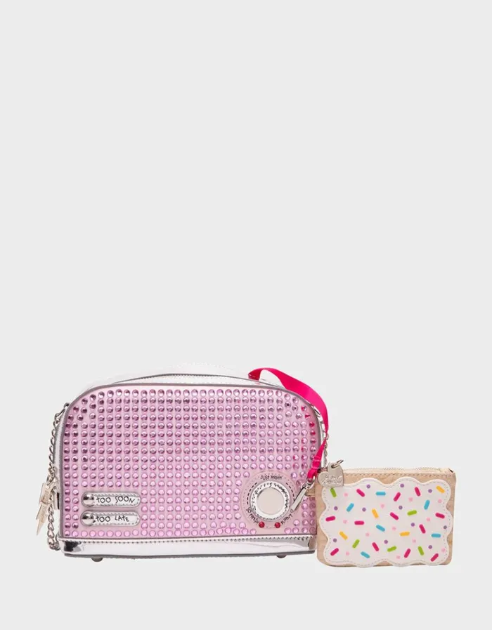 Women KITSCH GET TOASTED CROSSBODY PINK Pink Betsey Johnson Women KITSCH GET TOASTED CROSSBODY PINK Pink Betsey Johnson