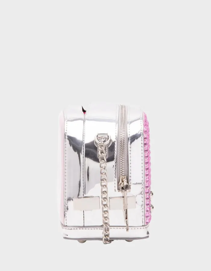 Women KITSCH GET TOASTED CROSSBODY PINK Pink Betsey Johnson Women KITSCH GET TOASTED CROSSBODY PINK Pink Betsey Johnson