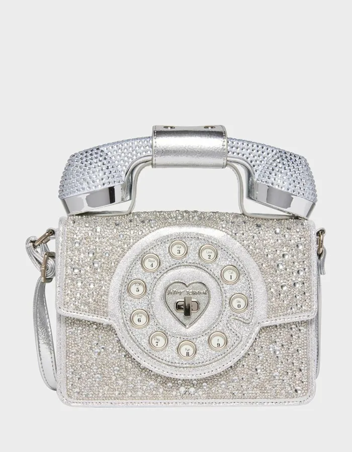 Women KITSCH MILLION STARS PHONE BAG SILVER Silver Betsey Johnson Women KITSCH MILLION STARS PHONE BAG SILVER Silver Betsey Johnson