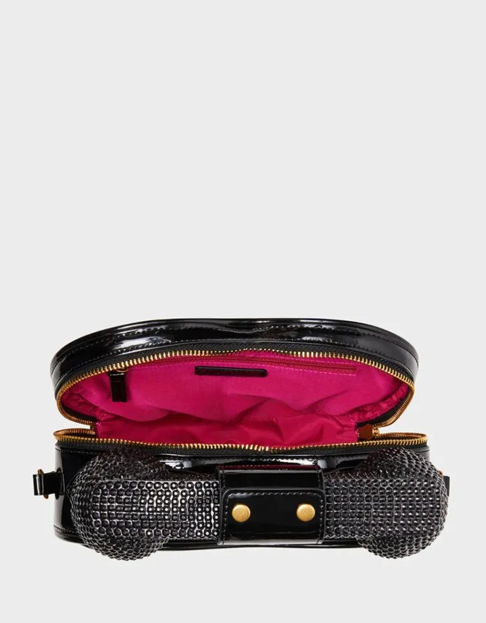 Women KITSCH PHONE TAG CROSSBODY BLACK Black Betsey Johnson Women KITSCH PHONE TAG CROSSBODY BLACK Black Betsey Johnson