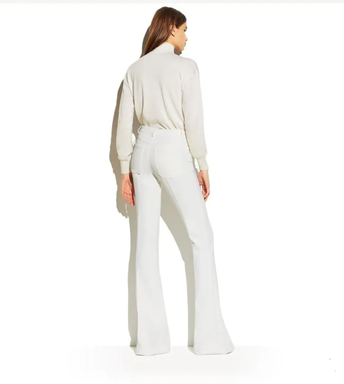 Women Knitwear Tom Ford Fine Cashmere Silk Turtleneck Chalk Women Knitwear Tom Ford Fine Cashmere Silk Turtleneck Chalk