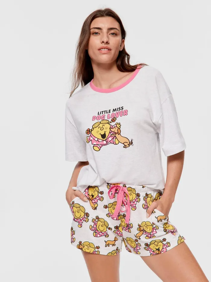 Women Little Miss Dog Lover Mini Short Multi Peter Alexander Shorts