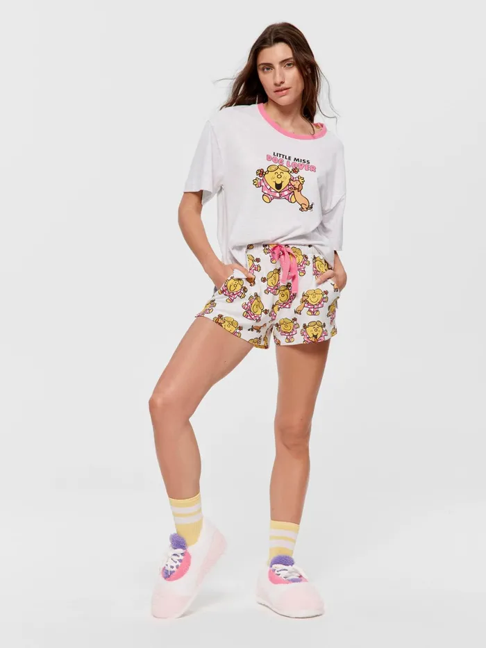 Women Little Miss Dog Lover Mini Short Multi Peter Alexander Shorts