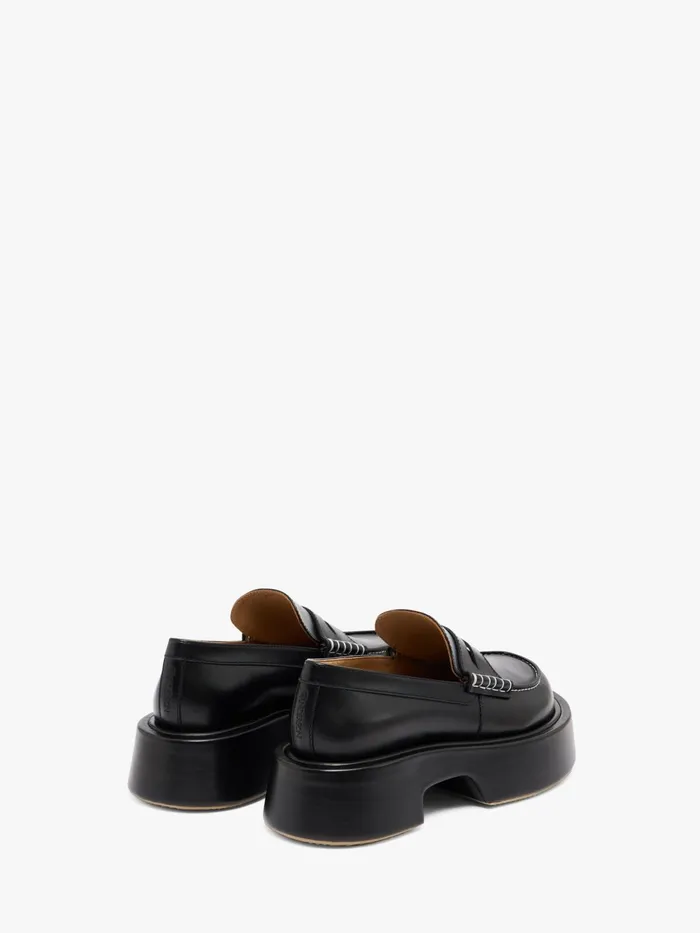 Women Loafers JW Anderson LEATHER PLATFORM MOCCASSIN Black Women Loafers JW Anderson LEATHER PLATFORM MOCCASSIN Black