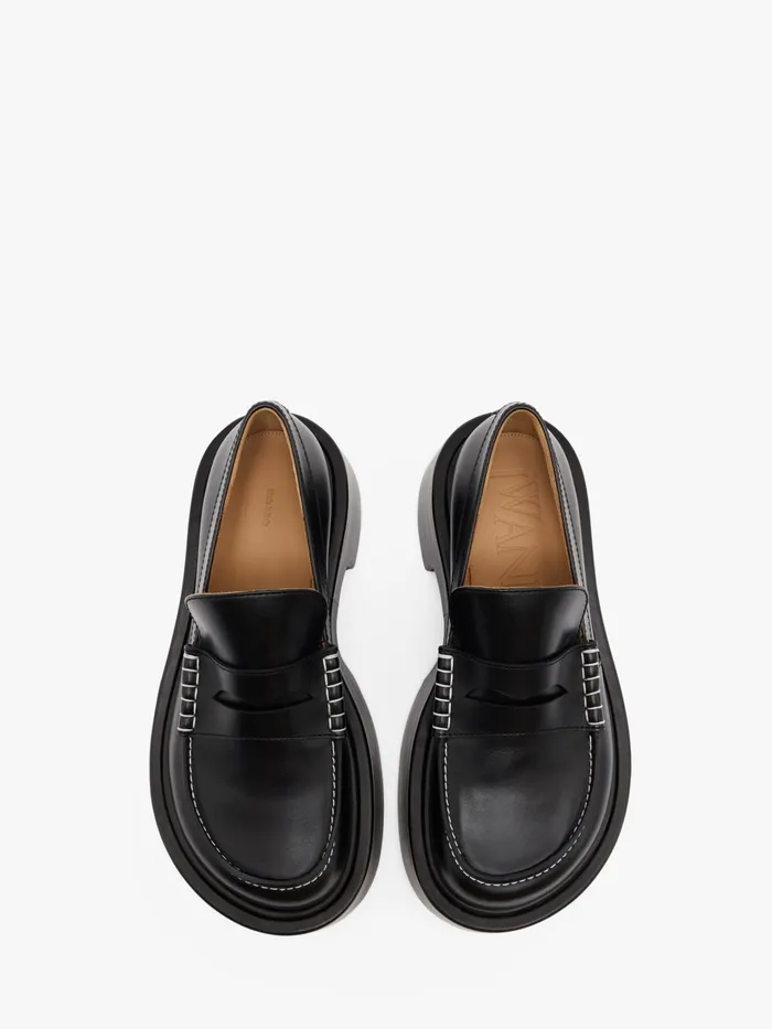 Women Loafers JW Anderson LEATHER PLATFORM MOCCASSIN Black Women Loafers JW Anderson LEATHER PLATFORM MOCCASSIN Black