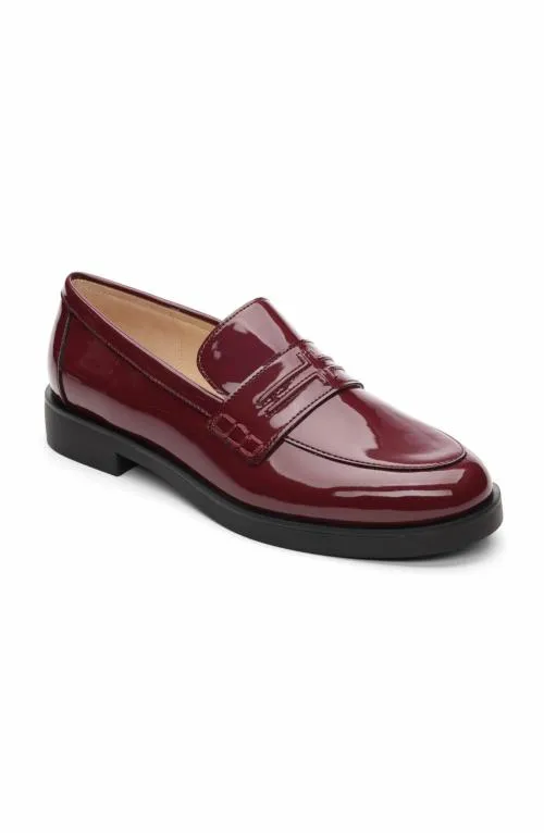 Women Loafers Liverpool Los Angeles Baldwin Leather Slip On Loafer Ruby