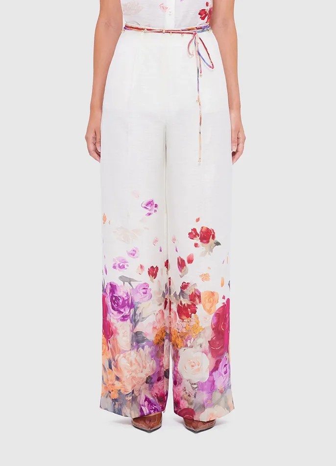 Women Luisa Pants 8211 Fleur Print Pants LEO LIN
