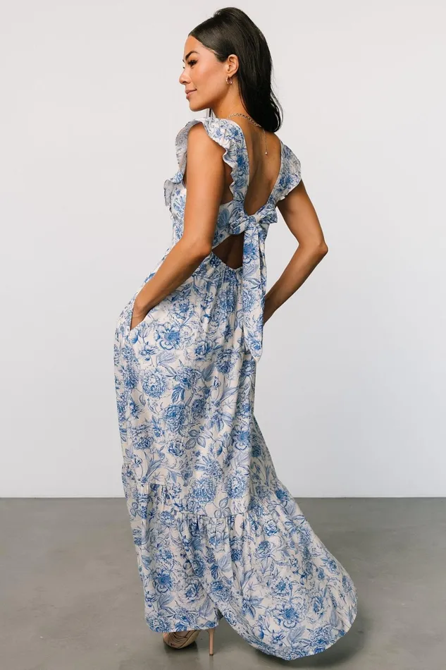 Women Maxi Dresses Baltic Born Hampton Maxi Dress Blue Print Women Maxi Dresses Baltic Born Hampton Maxi Dress Blue Print