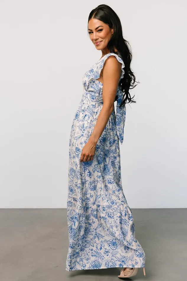 Women Maxi Dresses Baltic Born Hampton Maxi Dress Blue Print Women Maxi Dresses Baltic Born Hampton Maxi Dress Blue Print