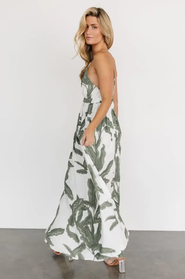 Women Maxi Dresses Baltic Born Miramar Maxi Dress Green Print