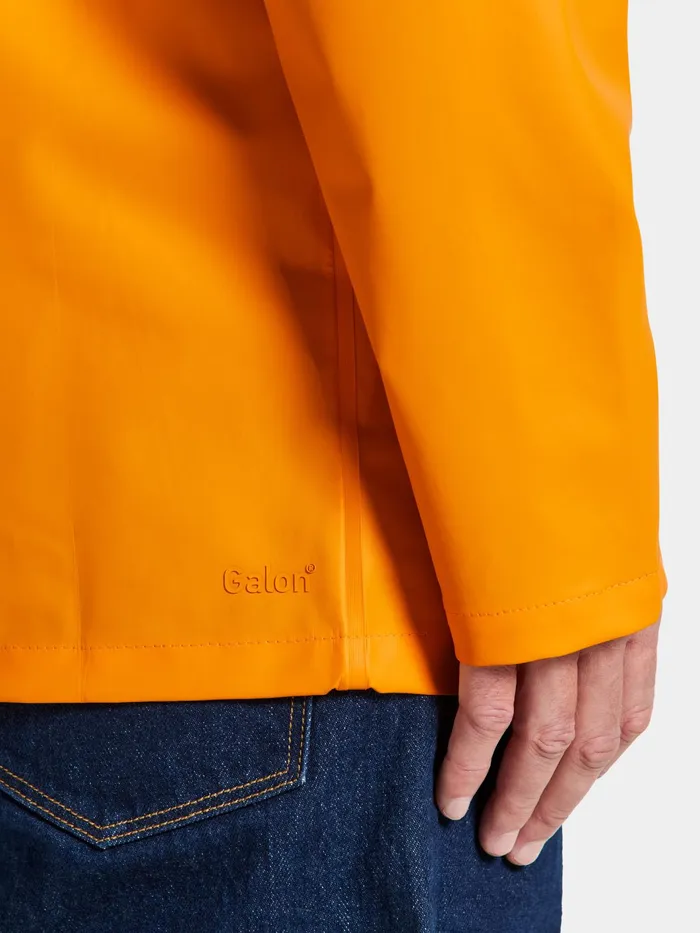 WomenMen Avon Unisex Jacket Galon Saffron Yellow Didriksons Waterproof Jackets