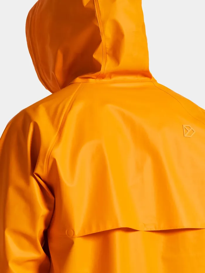WomenMen Avon Unisex Jacket Galon Saffron Yellow Didriksons Waterproof Jackets