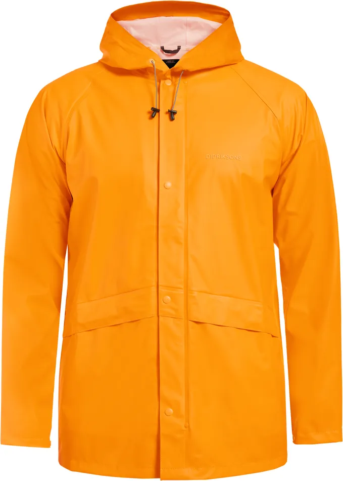 WomenMen Avon Unisex Jacket Galon Saffron Yellow Didriksons Waterproof Jackets