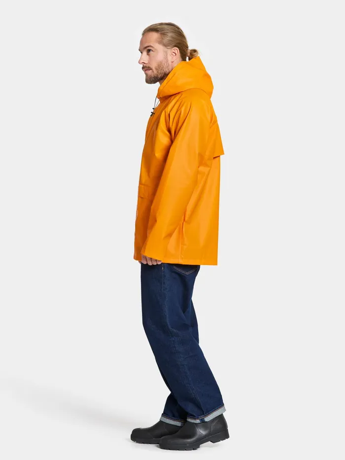 WomenMen Avon Unisex Jacket Galon Saffron Yellow Didriksons Waterproof Jackets