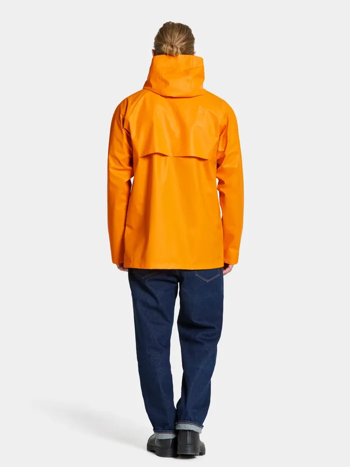 WomenMen Avon Unisex Jacket Galon Saffron Yellow Didriksons Waterproof Jackets