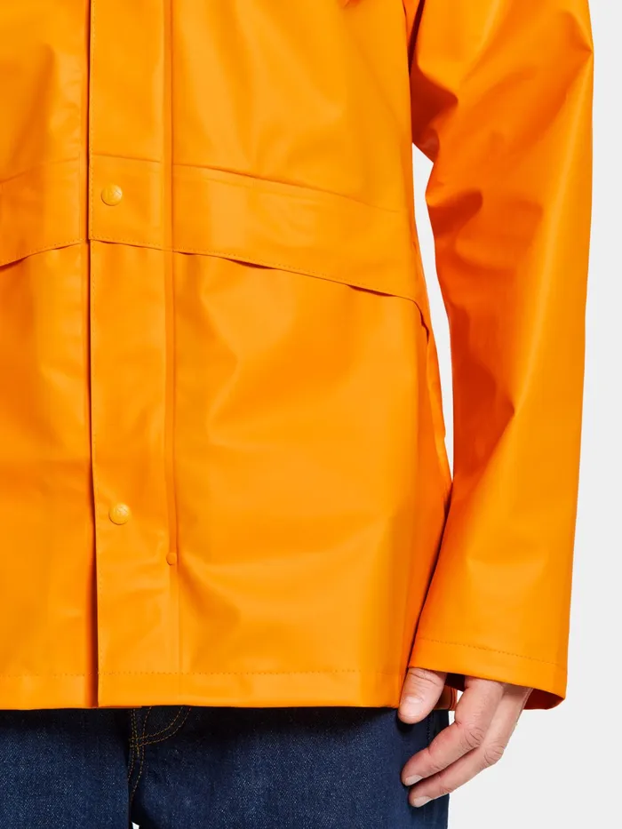WomenMen Avon Unisex Jacket Galon Saffron Yellow Didriksons Waterproof Jackets