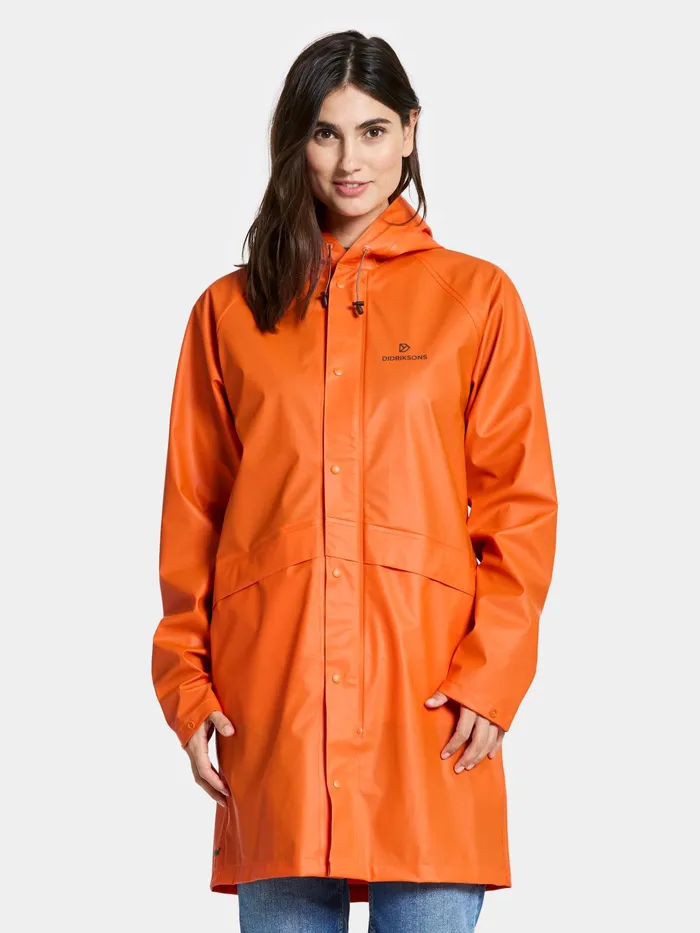WomenMen Avon Unisex Parka Galon Flame Didriksons Lightweight Jackets
