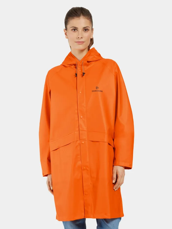 WomenMen Avon Unisex Parka Galon Flame Didriksons Lightweight Jackets