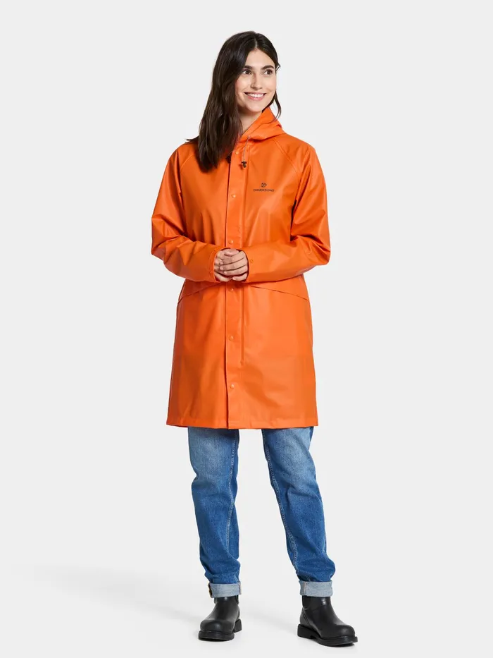 WomenMen Avon Unisex Parka Galon Flame Didriksons Lightweight Jackets