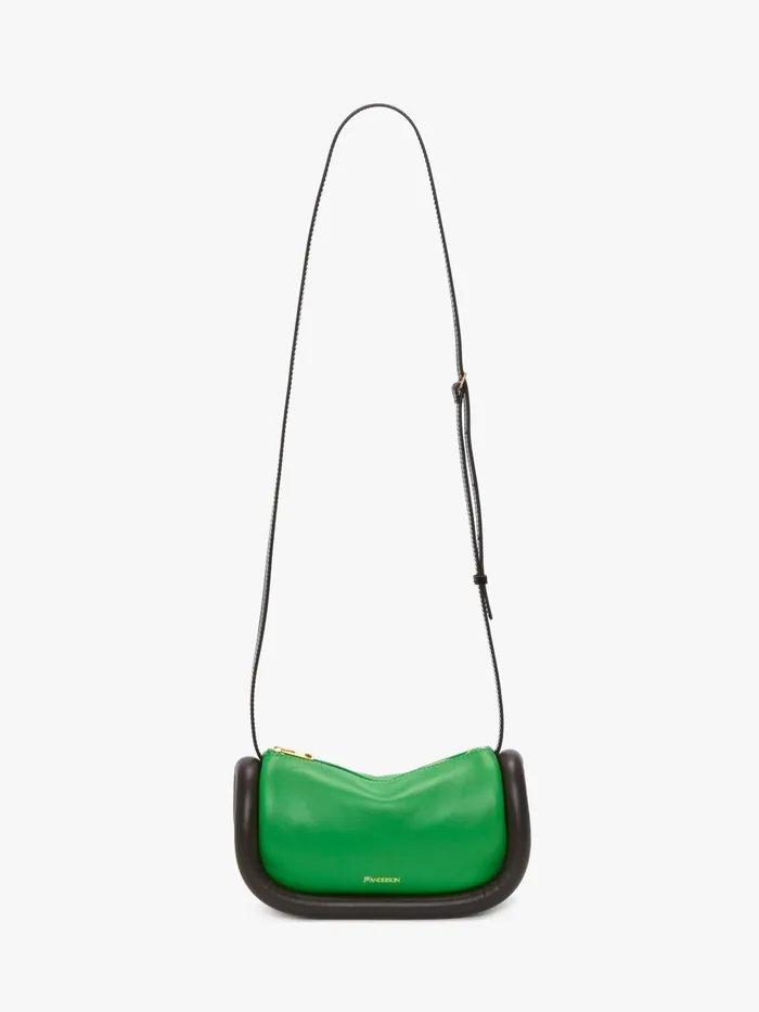 WomenMen Crossbody Bags JW Anderson BUMPER12 LEATHER CROSSBODY BAG Greenmochablack