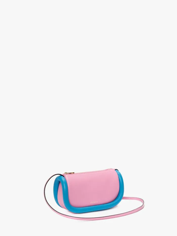 WomenMen Crossbody Bags JW Anderson BUMPER12 LEATHER CROSSBODY BAG Pinkcyan Blue WomenMen Crossbody Bags JW Anderson BUMPER12 LEATHER CROSSBODY BAG Pinkcyan Blue