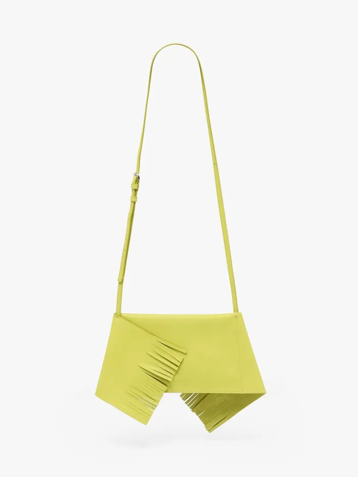WomenMen Shoulder Bags JW Anderson MINI SCARF BAG 8211 SUEDE SHOULDER BAG Lime WomenMen Shoulder Bags JW Anderson MINI SCARF BAG 8211 SUEDE SHOULDER BAG Lime