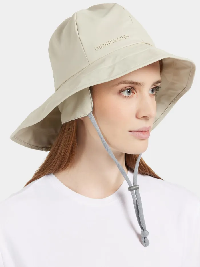WomenMen Southwest Hat Galon Light Beige Didriksons Waterproof Hats