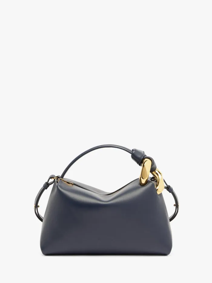 WomenMen Top Handle Bags JW Anderson JWA CORNER BAG 8211 LEATHER TOP HANDLE BAG Navy WomenMen Top Handle Bags JW Anderson JWA CORNER BAG 8211 LEATHER TOP HANDLE BAG Navy