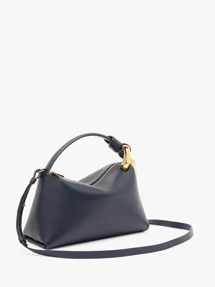 WomenMen Top Handle Bags JW Anderson JWA CORNER BAG 8211 LEATHER TOP HANDLE BAG Navy WomenMen Top Handle Bags JW Anderson JWA CORNER BAG 8211 LEATHER TOP HANDLE BAG Navy