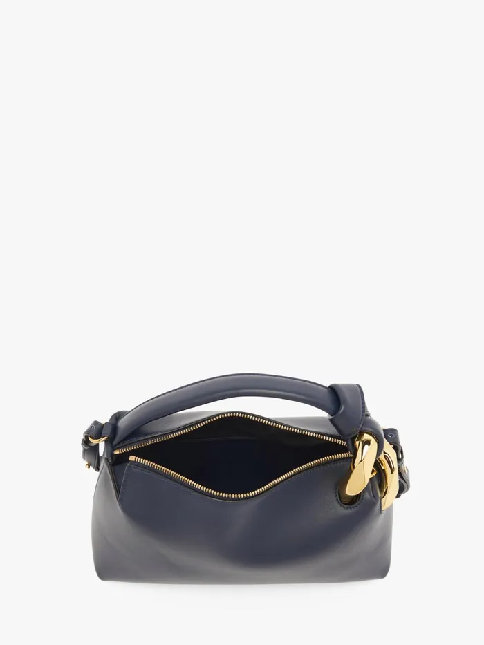 WomenMen Top Handle Bags JW Anderson JWA CORNER BAG 8211 LEATHER TOP HANDLE BAG Navy WomenMen Top Handle Bags JW Anderson JWA CORNER BAG 8211 LEATHER TOP HANDLE BAG Navy