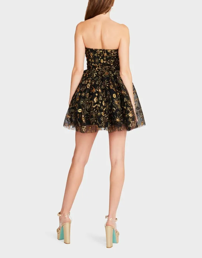 Women MIMI MINI DRESS BLACK Betsey Johnson