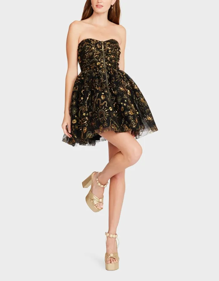 Women MIMI MINI DRESS BLACK Betsey Johnson