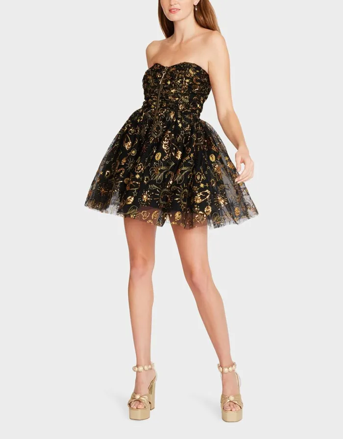 Women MIMI MINI DRESS BLACK Betsey Johnson